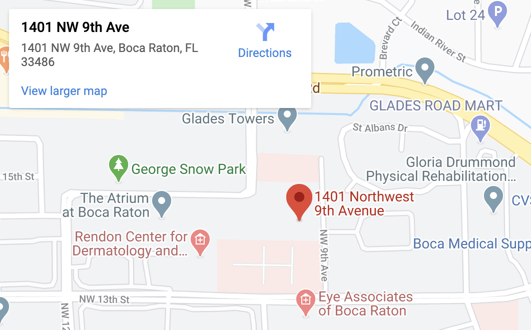 the detox center map